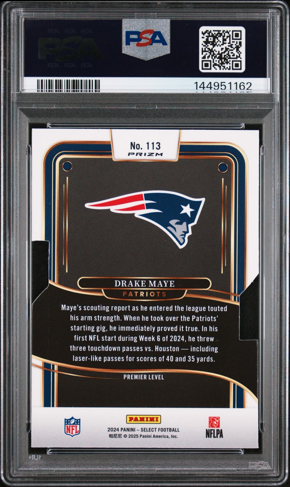 2024 Select Drake May Die-Cut Silver #113 PSA 9-2
