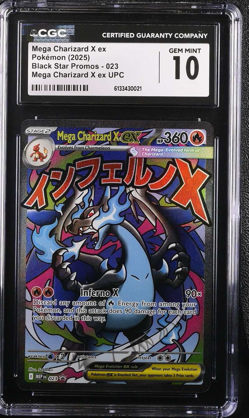 Mega Charizard X EX Black Star Promo CGC Gem Mint 10-1