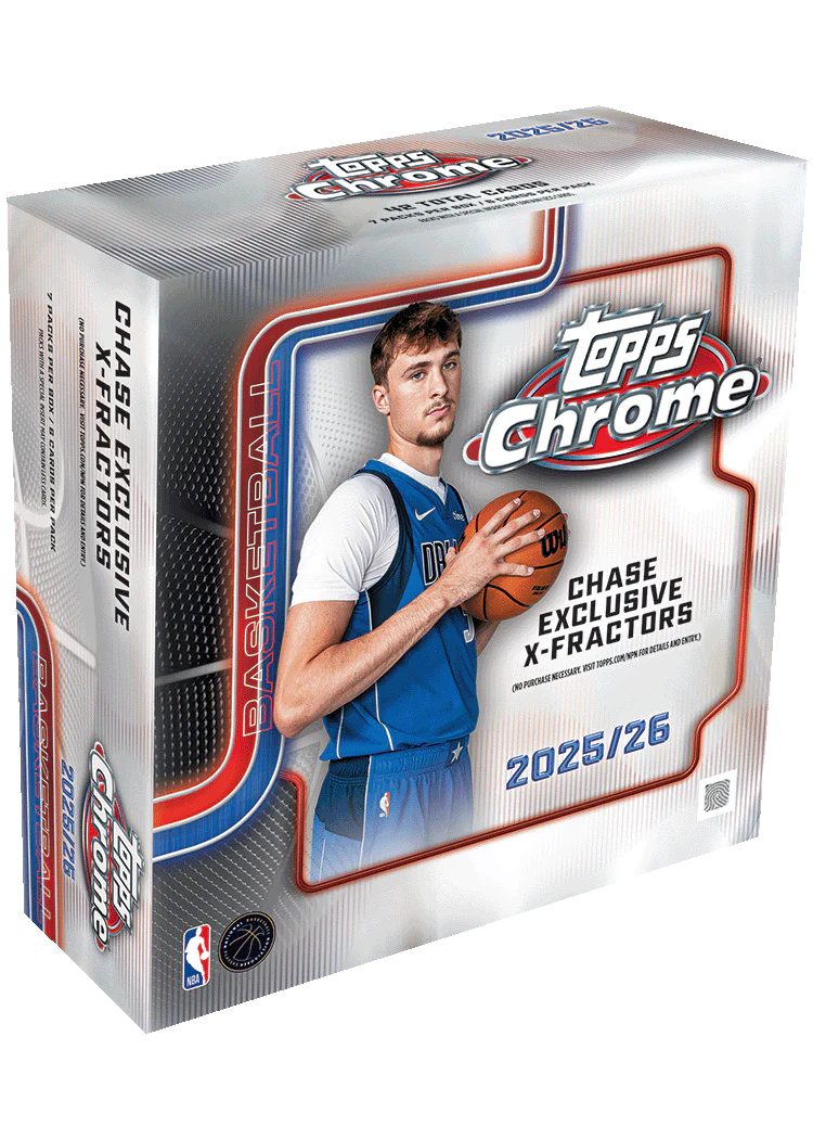 2025/26 Topps Chrome Basketball Mega Box-1
