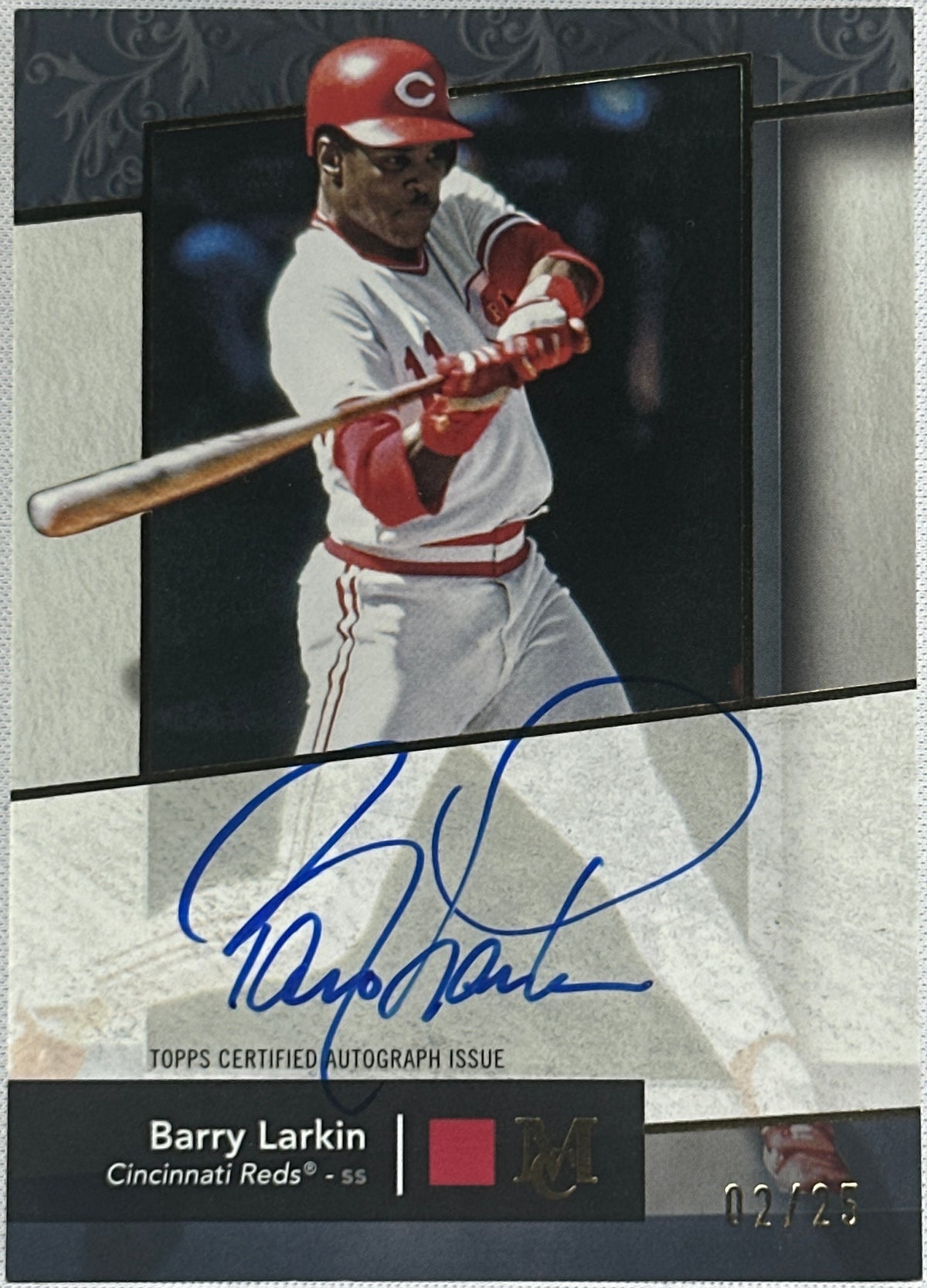 2024 Topps Certified Barry Larkin Auto /25 #AA-BL