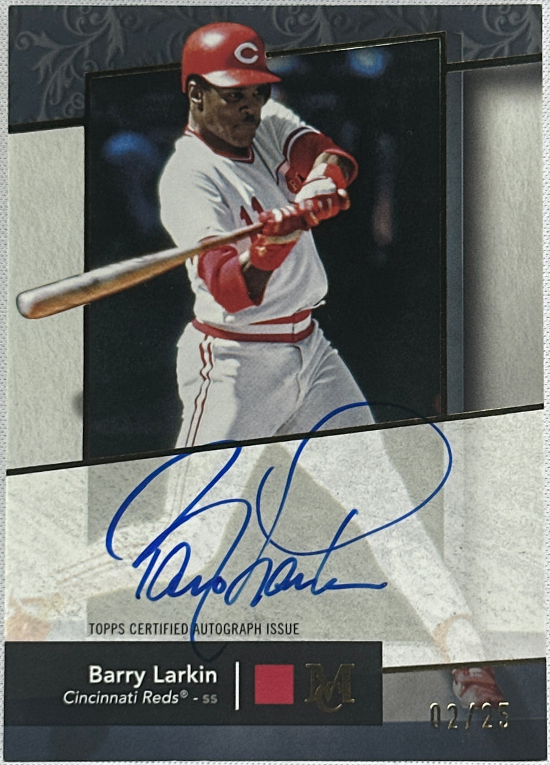 2024 Topps Certified Barry Larkin Auto /25 #AA-BL-1