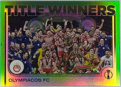 2024 Topps Olympiacos FC Title Winners Green /99 #94-1