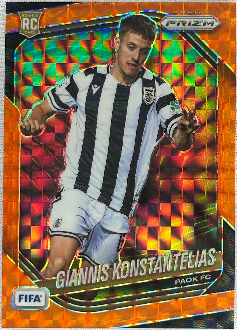 2025 Prizm FIFA Giannis Konstantelias Rookie RC Orange /299 #48-1