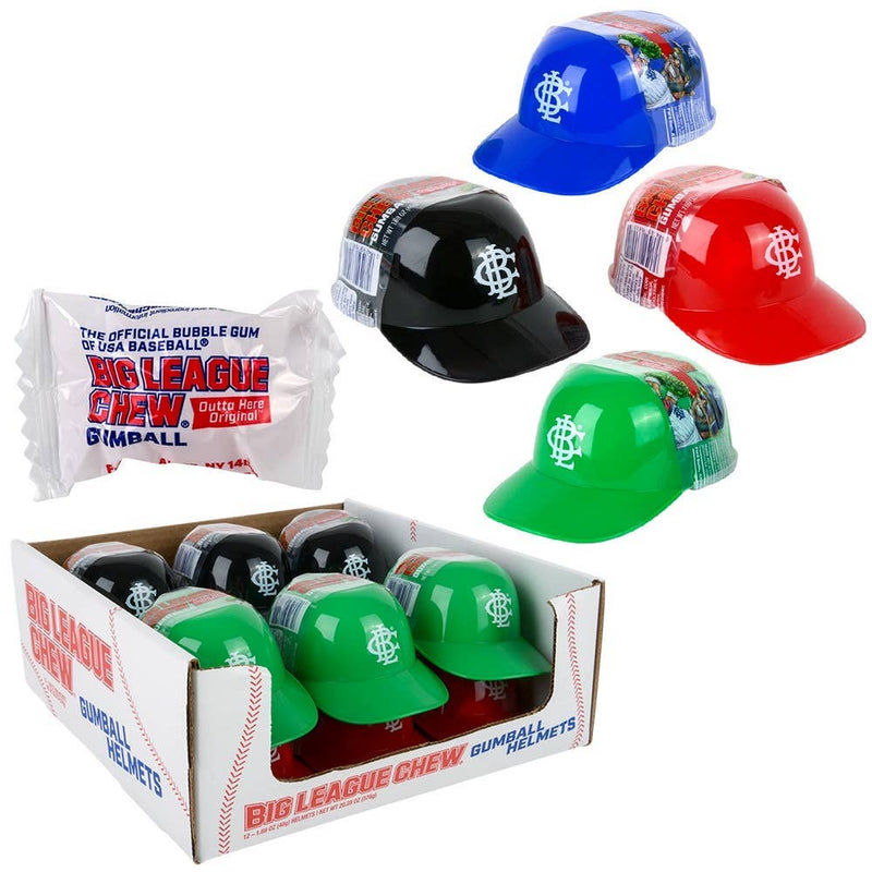 Big League Chew Helmet With Gumballs - LLB Toys-1