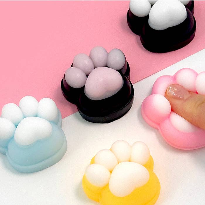 Kitty Paw Pop Squishy 5 Colors Random Box-4