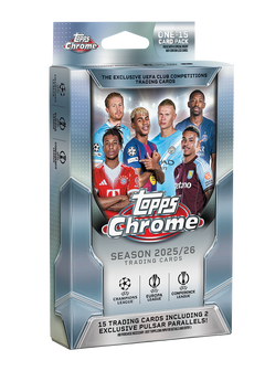2025-26 Topps Chrome UEFA Soccer Hanger Box-1