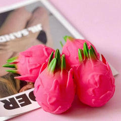 Simulation Fruit Mango Peach Dragon Fruit Squishy Slow Rising Stress Relief Squeeze Toy: Peach-11