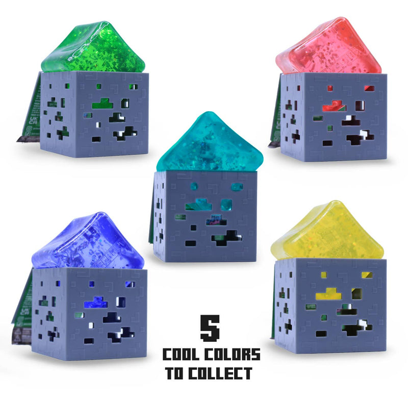 Minecraft Jelly Cube Squishy Toy Mystery Box in Display-3