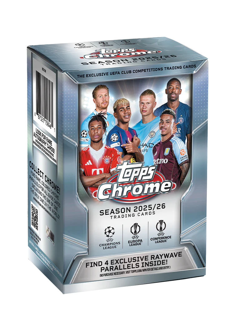2025-26 Topps Chrome UEFA Club Competitions Value Box-1