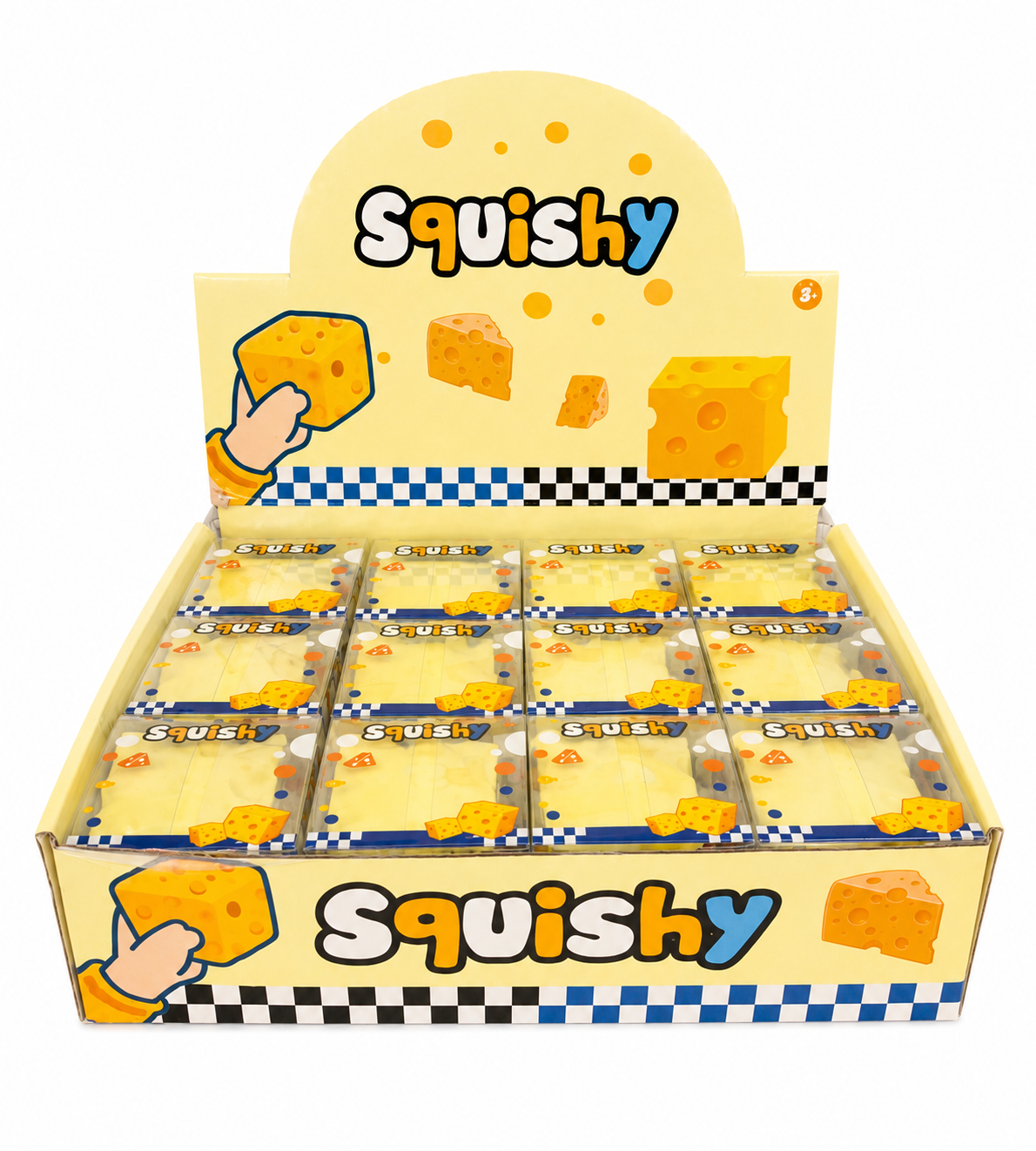 Cheese Memory Vaseline Squishy 2"-7