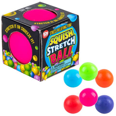 2.5" SQUISH GUMMI BALL Toys - Sold in Touch Box - LLB Toys-10