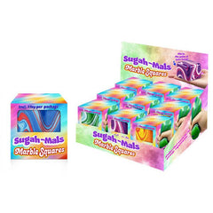 Sugah-Mals Marble Squares Sugar Cube Stress Ball Squishy Fidget Toy-1