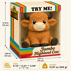 Squishy Mode Jumbo Highland Cow Sensory Toys-2