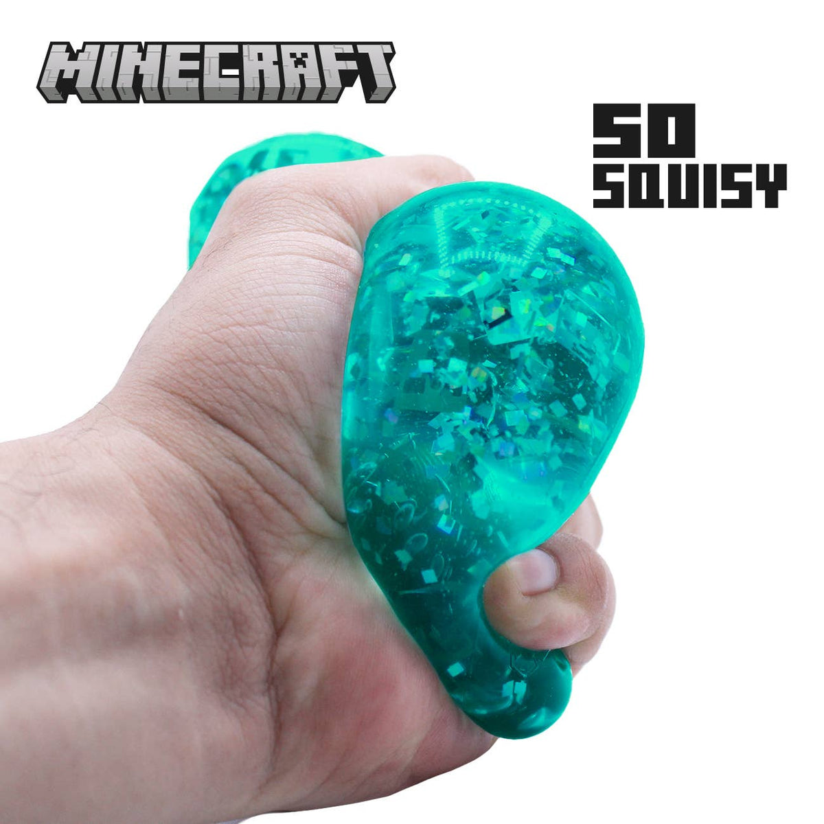 Minecraft Jelly Cube Squishy Toy Mystery Box in Display-6