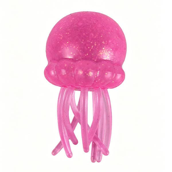 SugarSqueez Squishies® Maltose Jellyfish Glitter Fidget Stress Ball (1pc) Assorted Colors-5