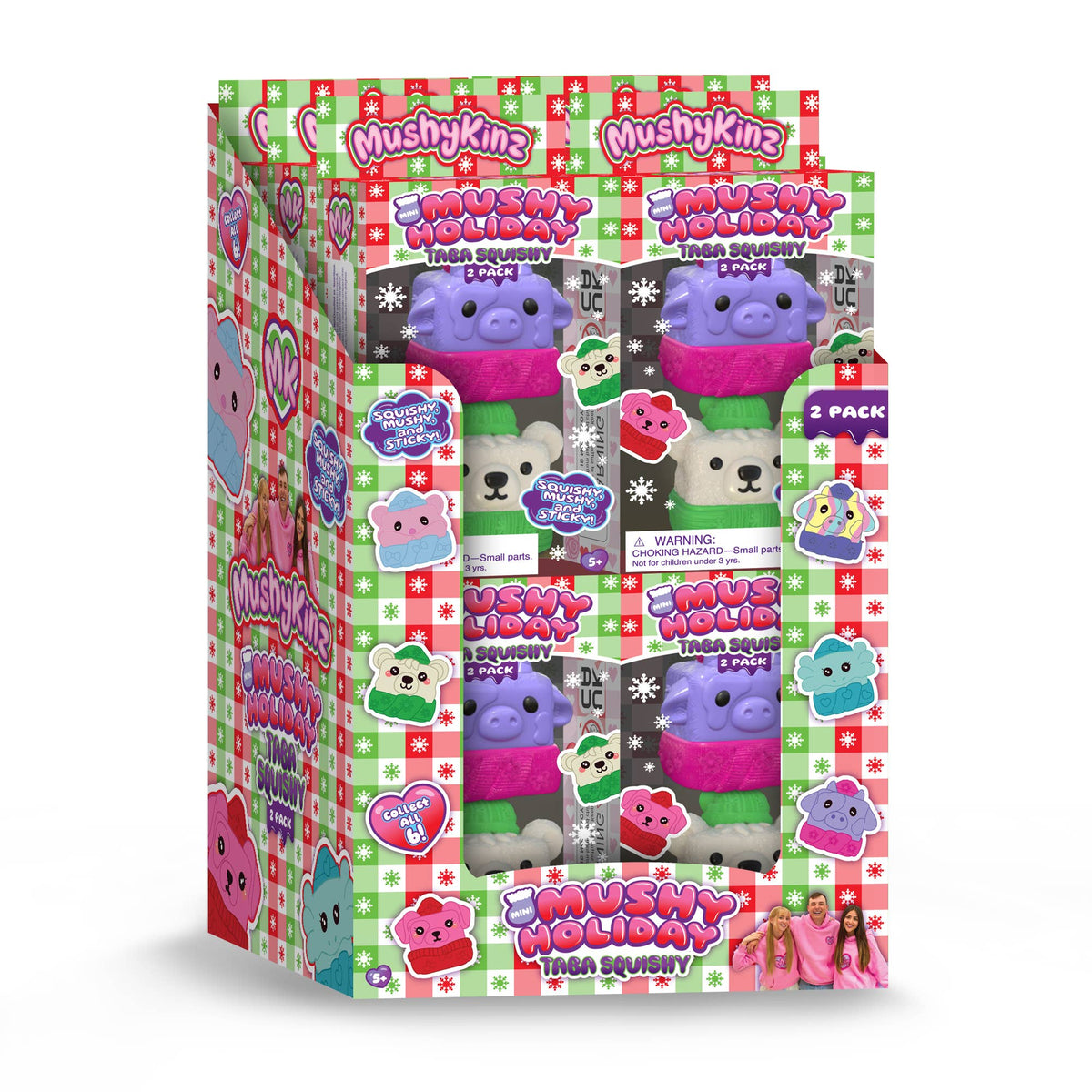 MushyKinz Holiday 2 Pack Assortment in Display