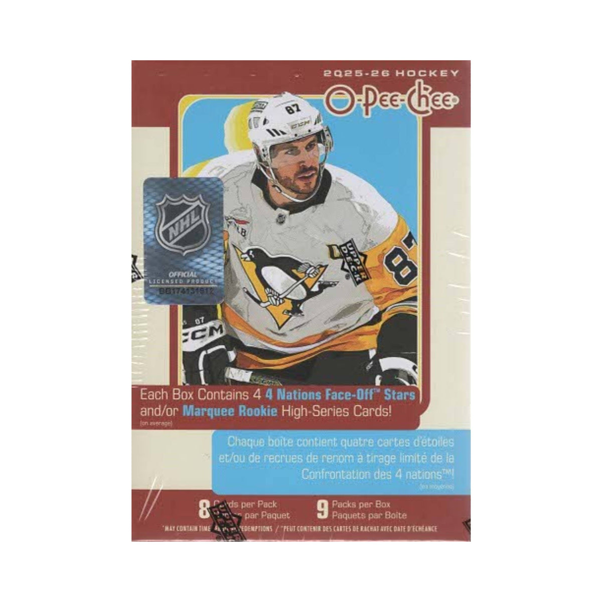 2025-26 Upper Deck O-Pee-Chee Hockey 72ct. Blaster Box-2