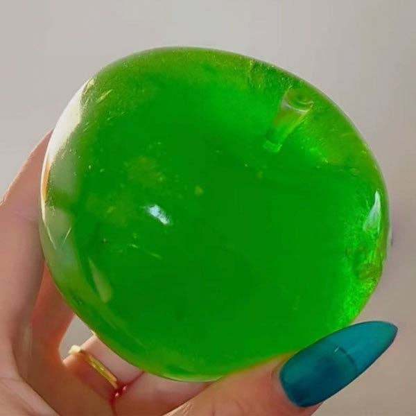 Green Apple Sparkly Maltose Stress Ball Squishy Fidget Toy (1pc)-5