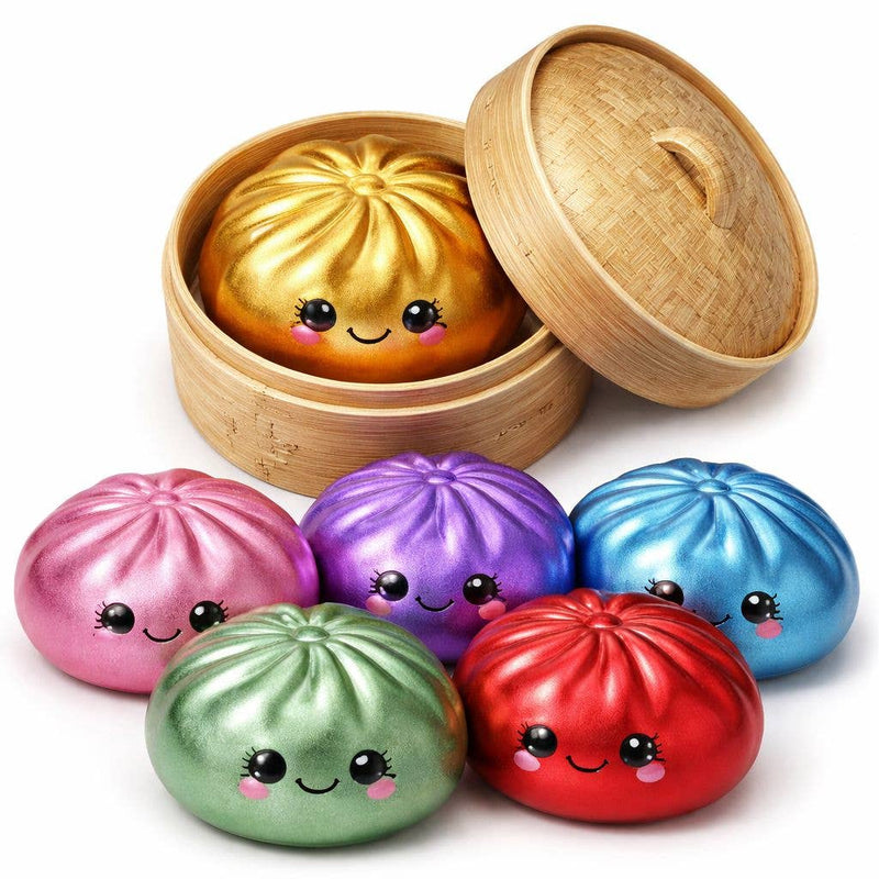 Mystery Squishy Dumpling - Metallic Colors-1