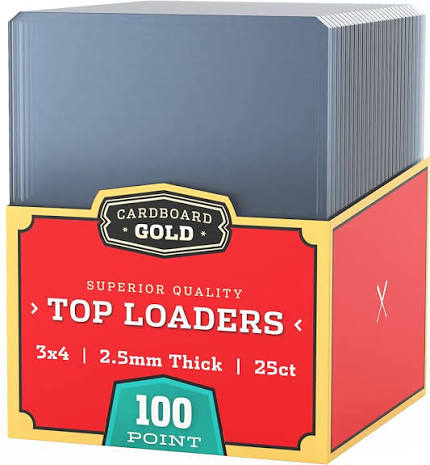 Cardboard, gold top loaders standard 25ct￼-1