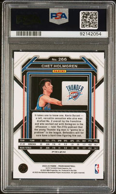 2022 Chet Holmgren Silver Prizm #266 PSA 9-2