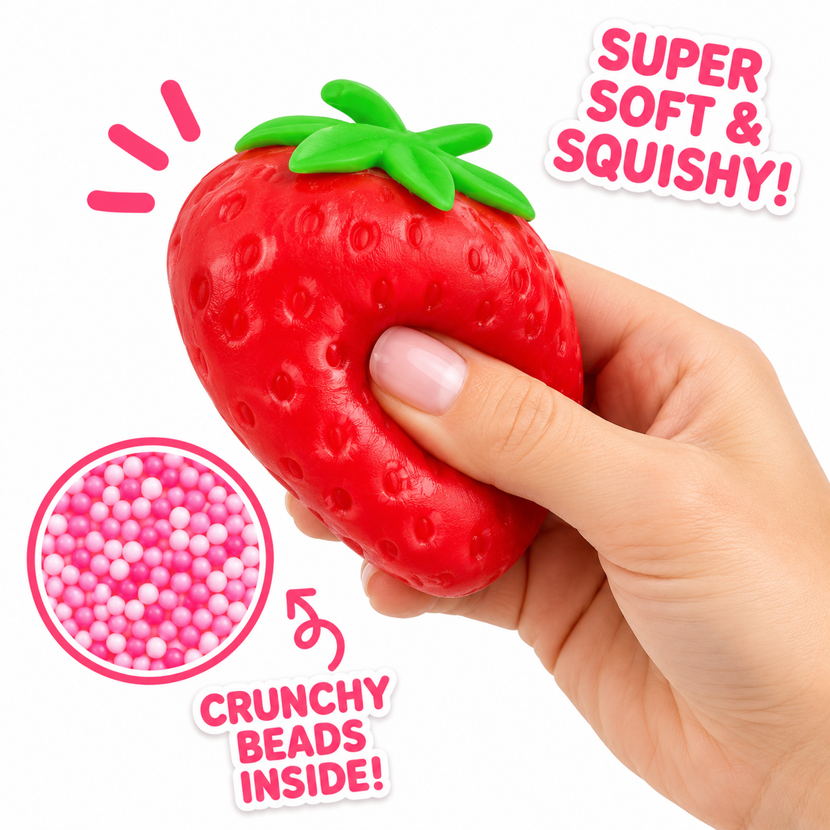 Strawberry Crunchy Squishy-2