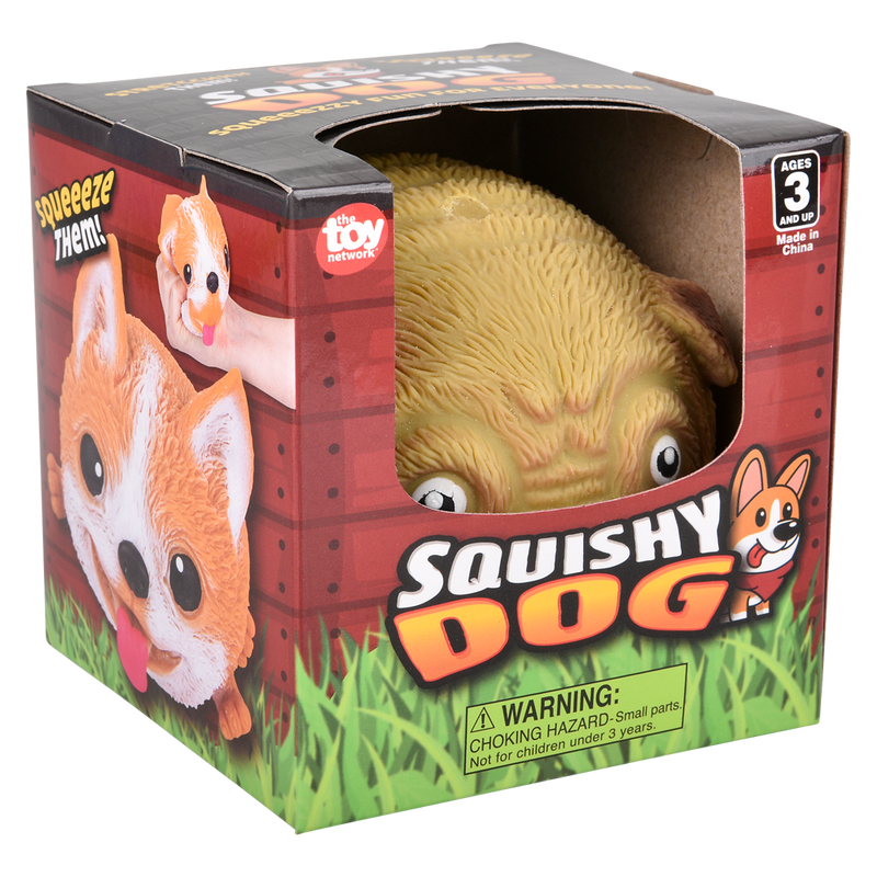 4" SQUISH AND STRETCH PUFFY DOG-6