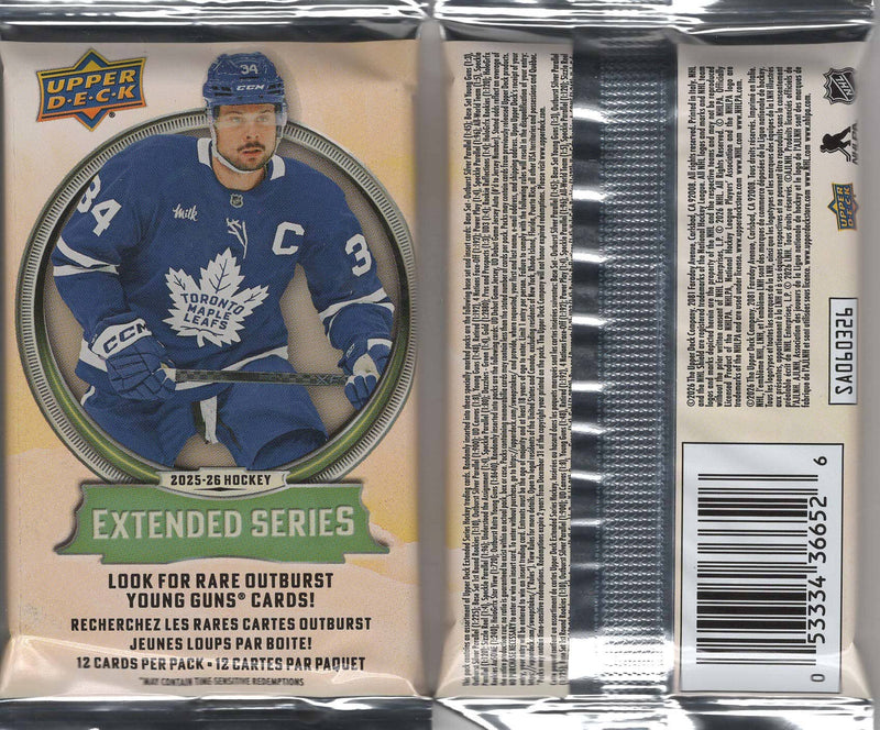 2025-26 Upper Deck Extended Series NHL 336ct Gravity Feed-4