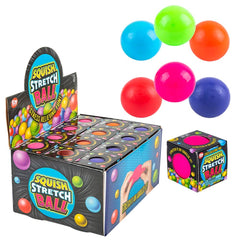 2.5" SQUISH GUMMI BALL Toys - Sold in Touch Box - LLB Toys-1