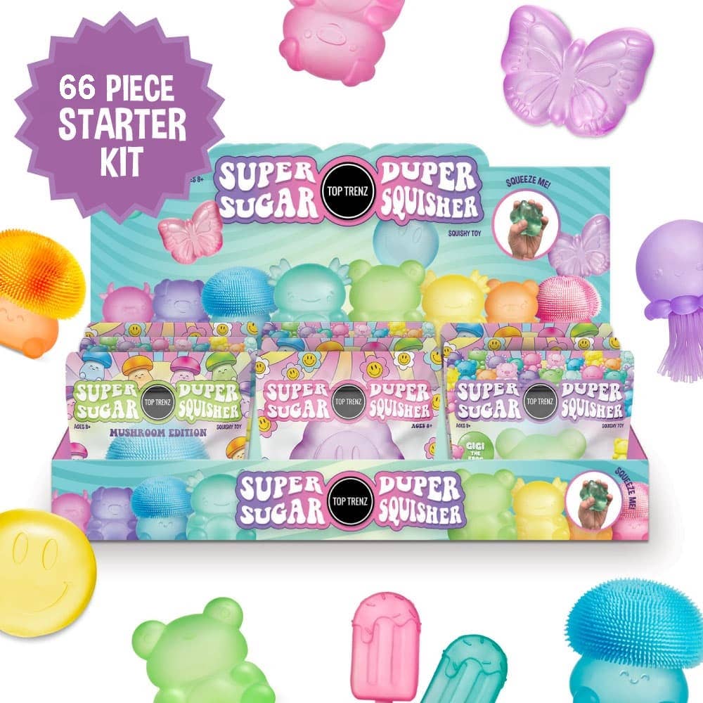 Super Duper Sugar Squisher Variety Kit /66 Pieces