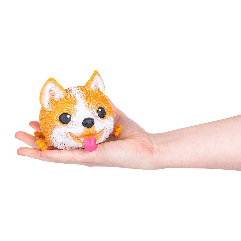 4" SQUISH AND STRETCH PUFFY DOG-3