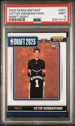 2023 Panini Instant Victor Wembanyama Draft Night #DN1 PSA Mint 9-1