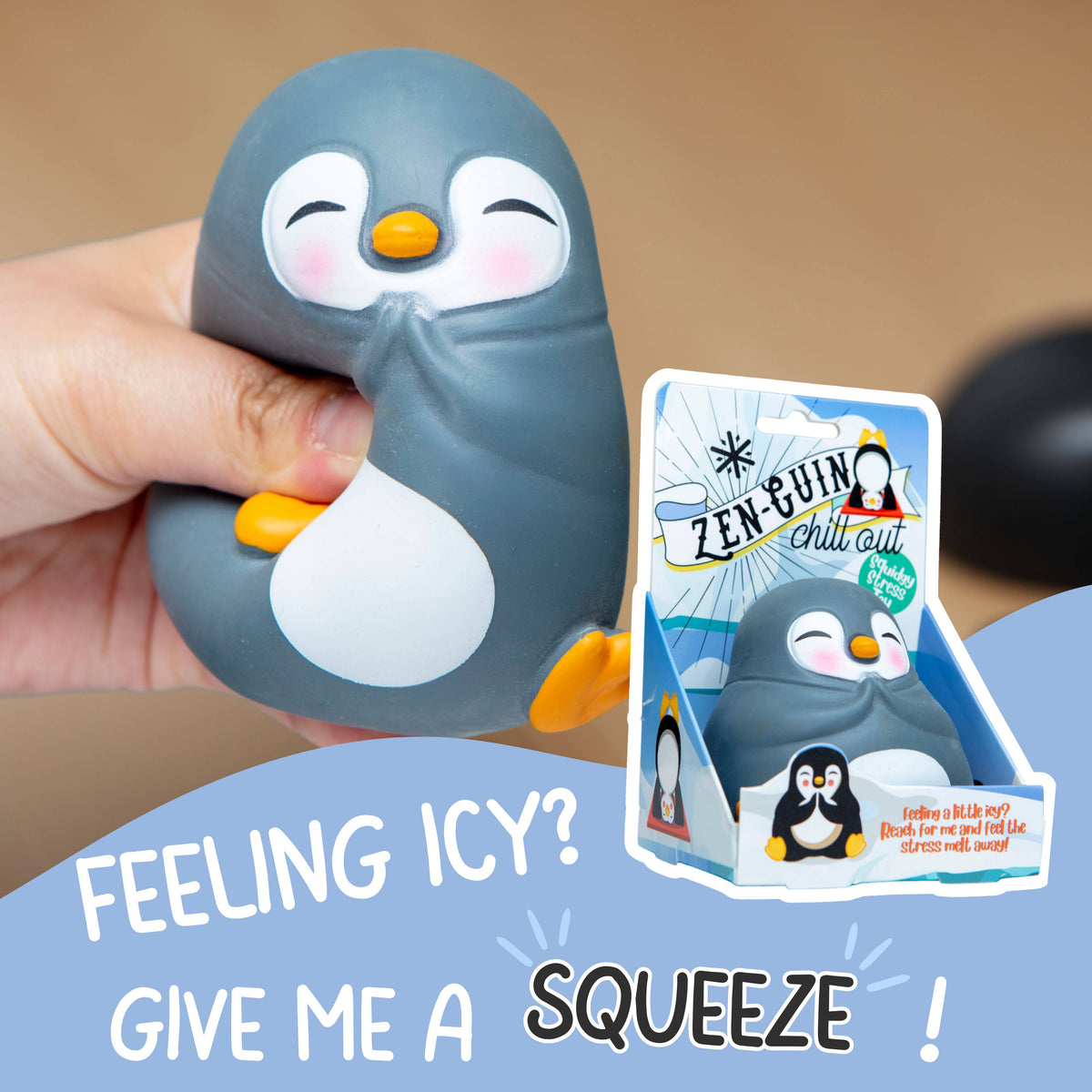 Squishy Stress Ball Toy - Zenguin - Novelty Fidget Squishies-3