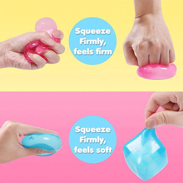 SugarSqueez Cube Squishy Fidget Sugar Stress Ball (1pc) Assorted Colors-6