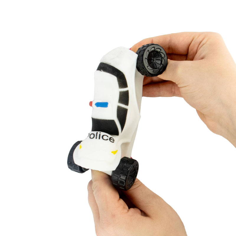 Stretch Wheels Sensory Police Car Toy-2