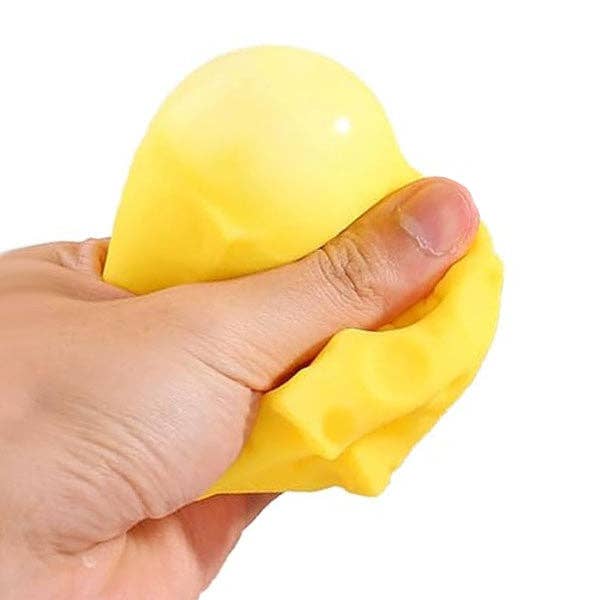 Cheese Cube Slow-Rise Squishy Fidget Toy (1pc)-3