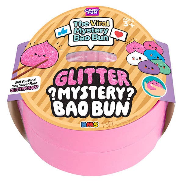 Crazy Fun Official Mystery Glitter Bao Bun – Rare Chase by RMS-1