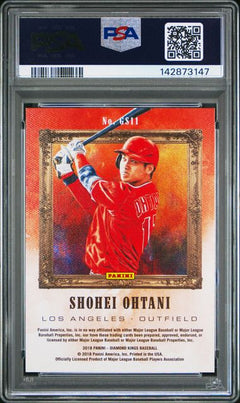 2018 Panini Diamond Kings Shohei Ohtani Gallery of Stars #GS11 PSA 9-2