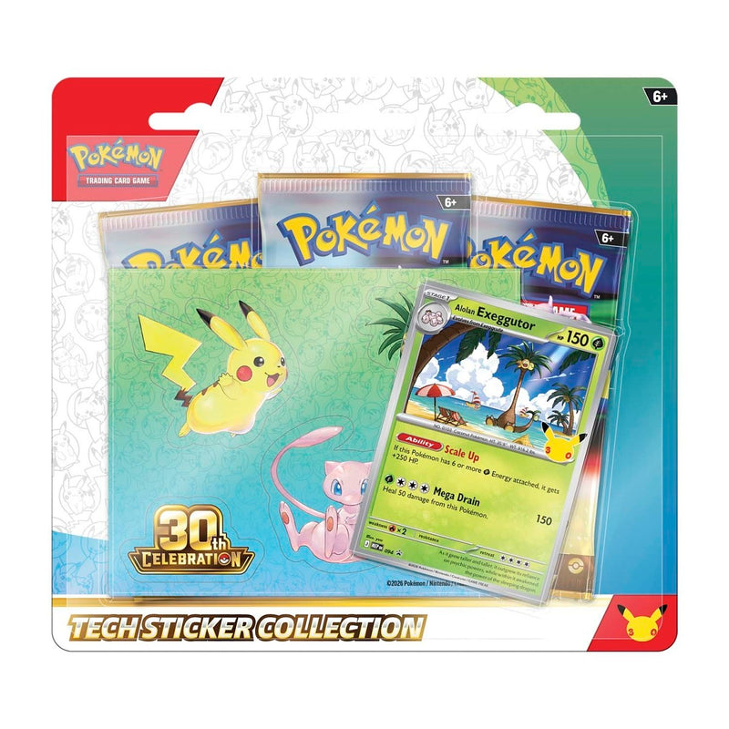 Pokemon 30th Celebration Tech Sticker Collection Exeggutor-1