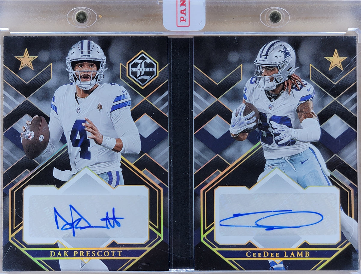 2023 Panini Limited Football Dak Prescott / Ceedee Lamb Partnership Duals Booklet /49 #PD-PL