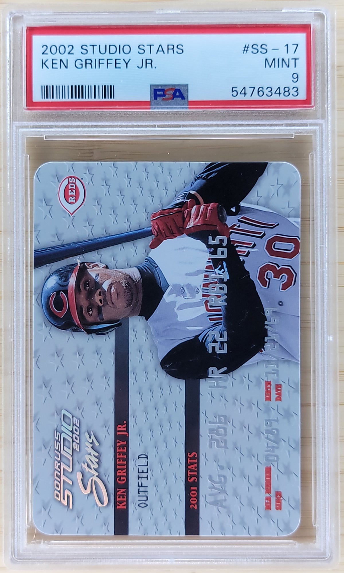 2002 Studio Stars Ken Griffey Jr. #SS-17 PSA Mint 9-1