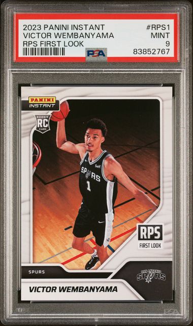2023 Panini Instant Victor Wembanyama RPS First Look #RPS1 PSA 9